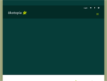 Tablet Screenshot of oekotopia.org